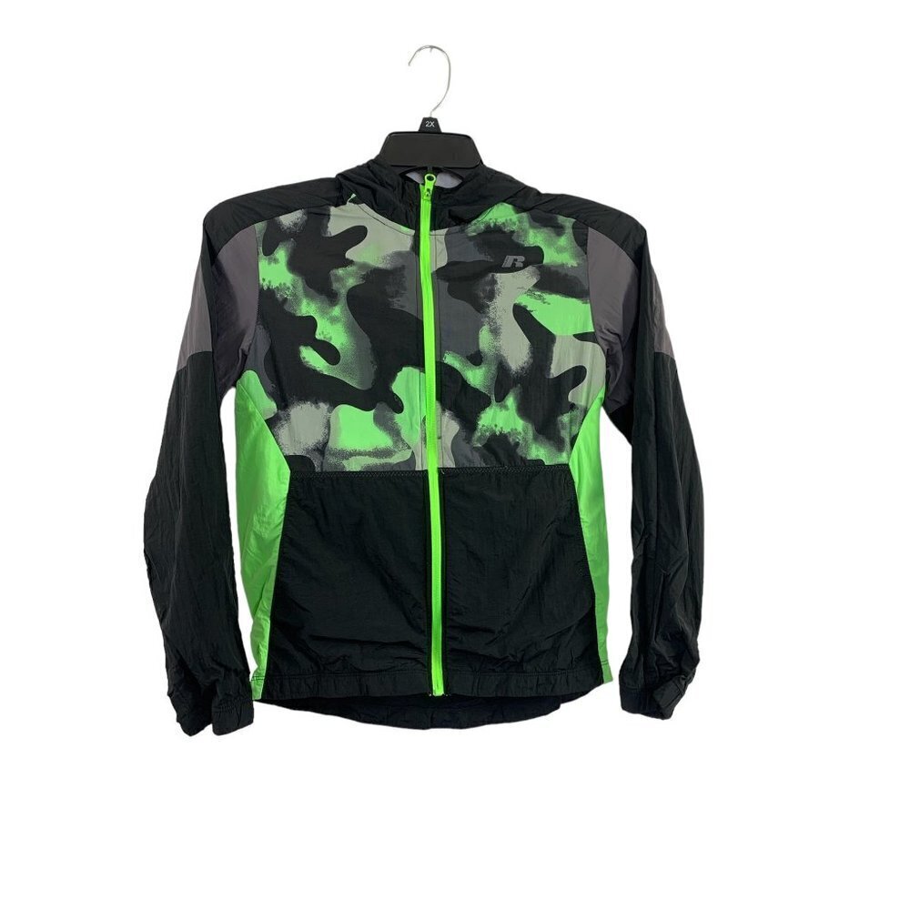 Russell Boys Nylon Hooded Jacket